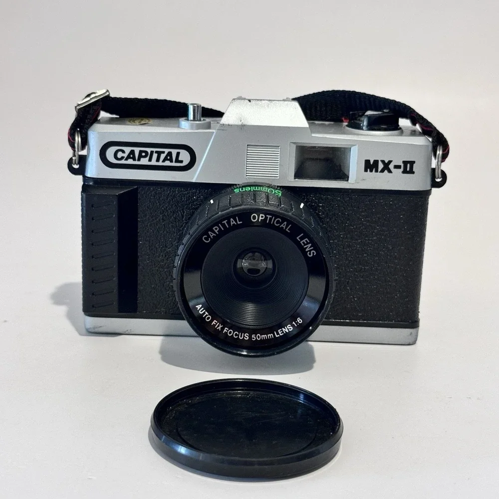 Vintage Capital 35MM Point & Shoot Retro Camera MX-11 w Case Strap‎ Original Box